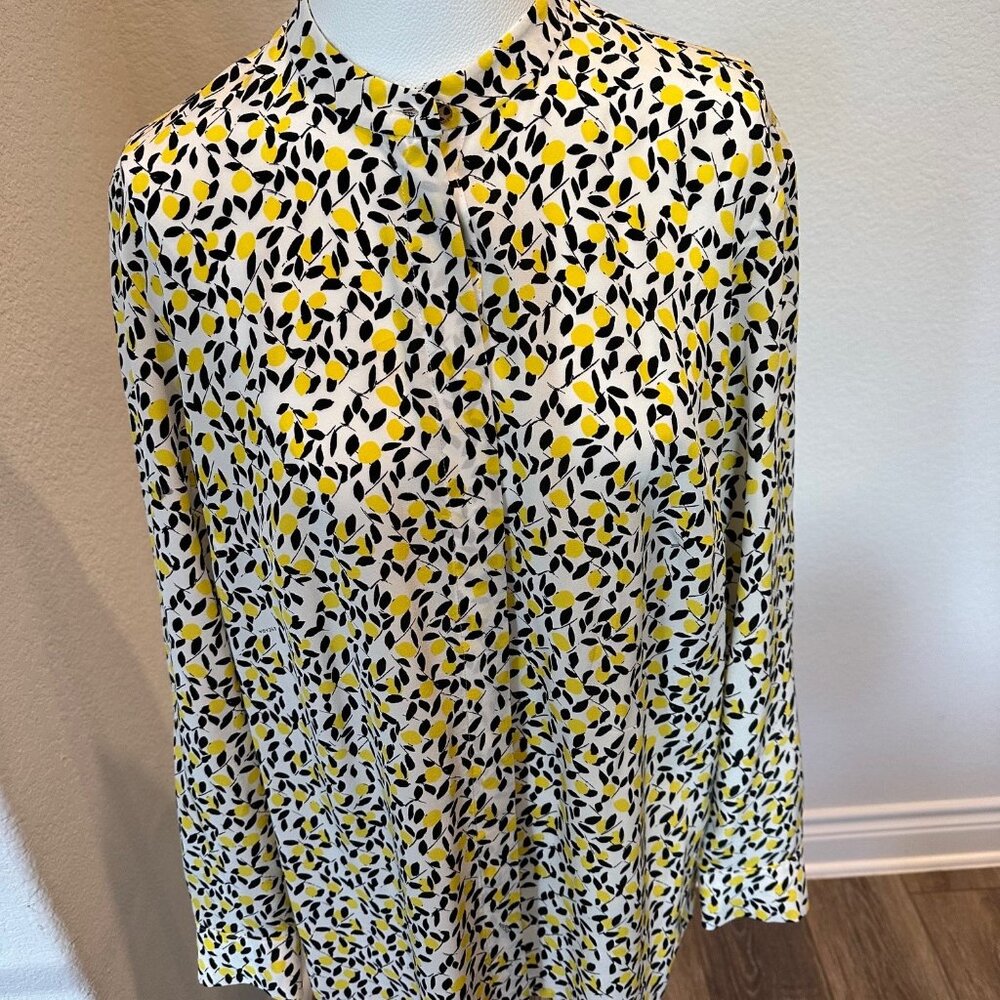 Escada Silk Button-down Blouse Size 42